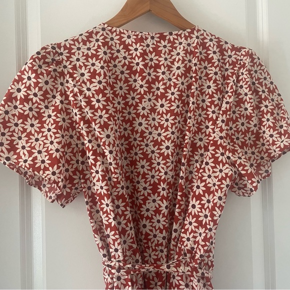 madewell daisy wrap dress - Picture 7 of 14